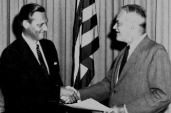 David Atlee Philips (left) and Allen Dulles