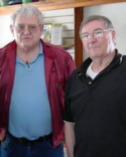 Ed Kolby (left) and Howard K Davis