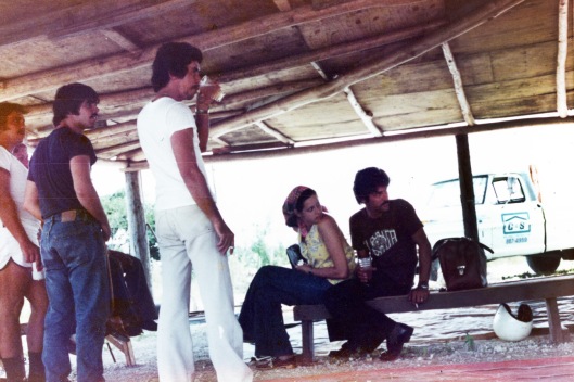 Rene Corvo (center, white t-shirt)